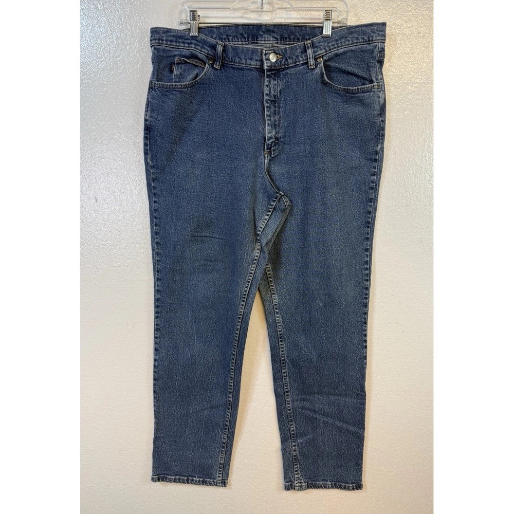 CHIC Jeans Womens Pants Size 20W Reg Avg Denim Vintage Blue Straight Stretch